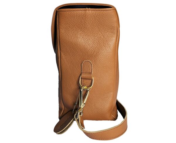 Cognacfarbiger Shopper mit viel Platz – Bild 3